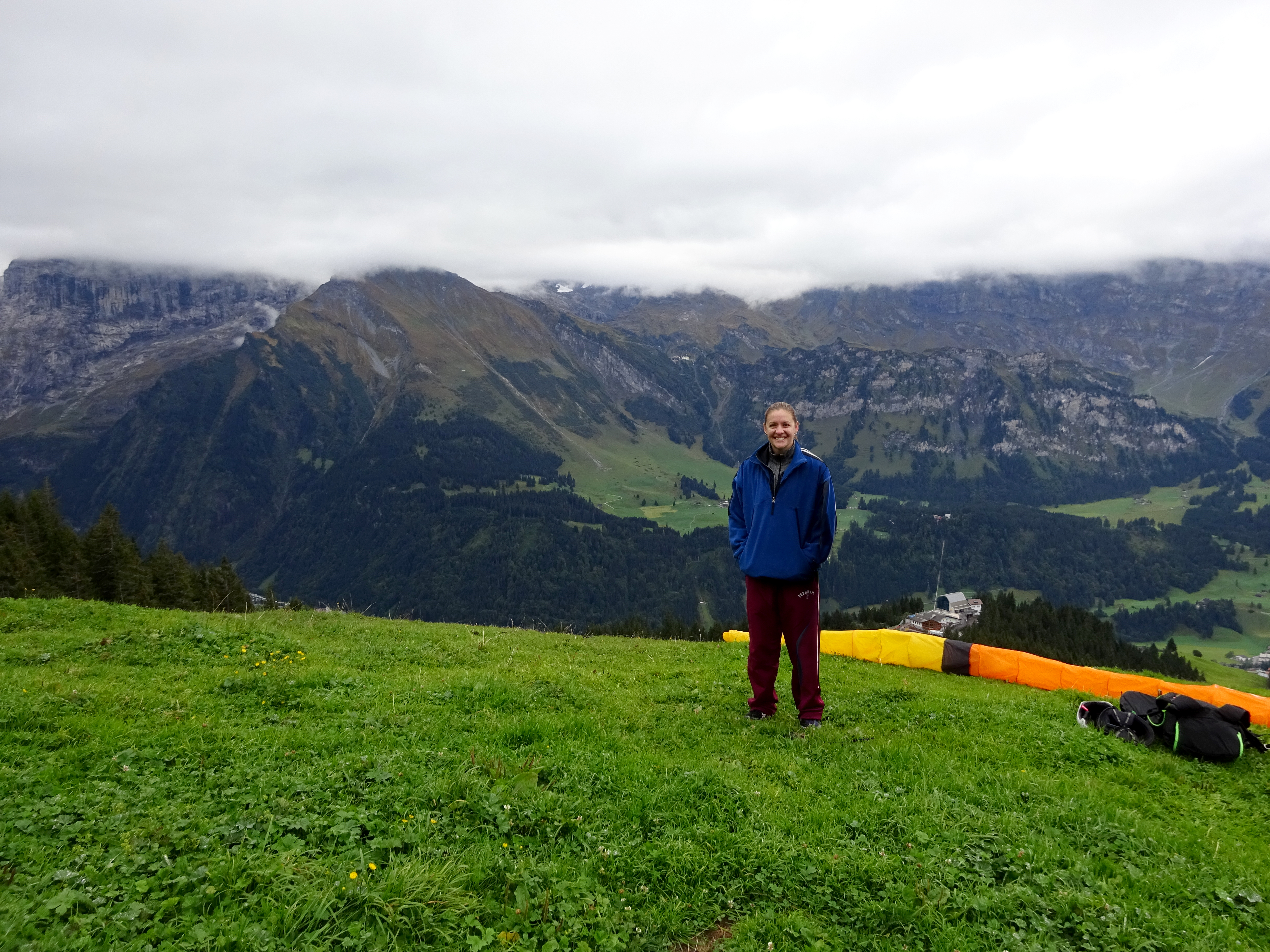 Scenic landscape of the Swiss Alps